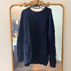 Aritzia Peggy Sweater – Admiral Blue, Size M